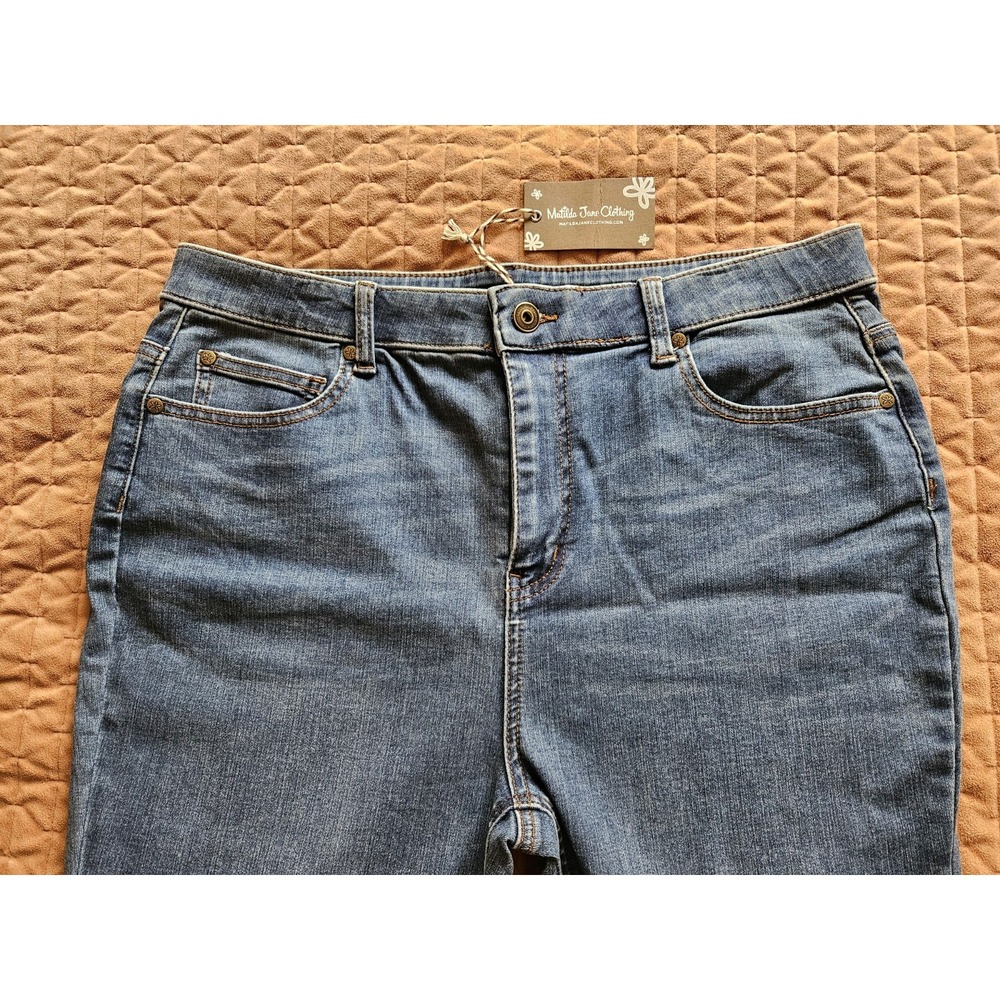 NWT Matilda Jane Skinny Blue Denim Jeans (Inseam 29"), Sz. 12 - Picture 3 of 7